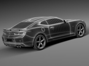 Chevrolet Camaro SS 2016 3D Модель