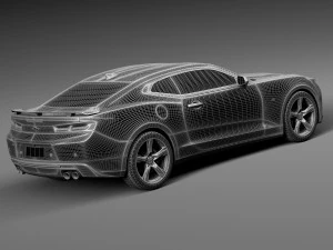 Chevrolet Camaro SS 2016 3D Model