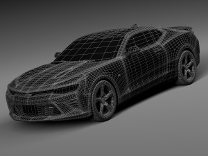 Chevrolet Camaro SS 2016 3D Модель