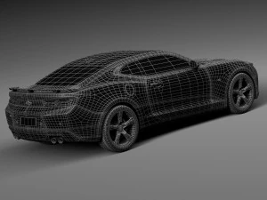 Chevrolet Camaro SS 2016 3D Model