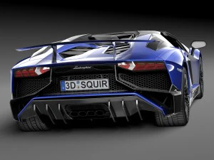 Aventador LP750-4 SV Roadster 2016 3D Model