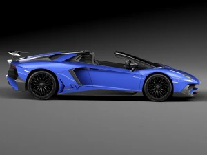 Aventador LP750-4 SV Roadster 2016 3D Model