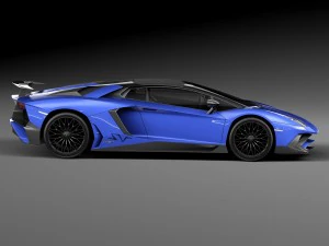 Aventador LP750-4 SV Roadster 2016 3D Model