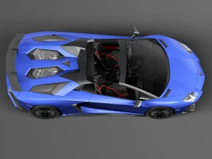 Aventador LP750-4 SV Roadster 2016 3D Model