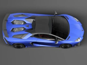 Aventador LP750-4 SV Roadster 2016 3D Model