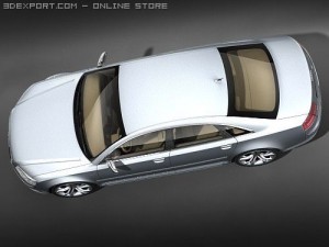 Audi S8 2009 3D Modell