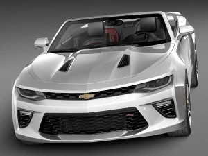 Chevrolet Camaro SS Convertible 2016 3D Model