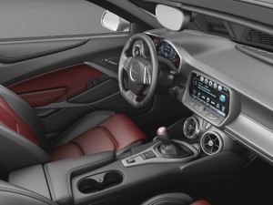 Chevrolet Camaro SS Convertible 2016 3D Model