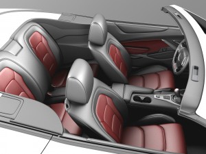 Chevrolet Camaro SS Convertible 2016 3D Model