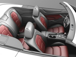 Chevrolet Camaro SS Convertible 2016 3D Model
