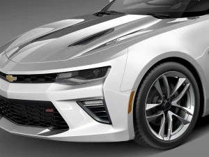 Chevrolet Camaro SS Convertible 2016 3D Model