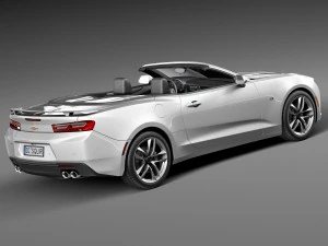 Chevrolet Camaro SS Convertible 2016 3D Model