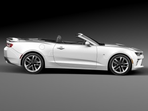Chevrolet Camaro SS Convertible 2016 3D Model