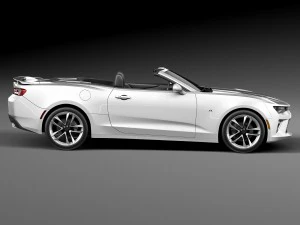 Chevrolet Camaro SS Convertible 2016 3D Model