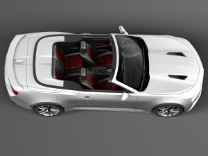 Chevrolet Camaro SS Convertible 2016 3D Model