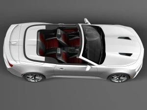 Chevrolet Camaro SS Convertible 2016 3D Model