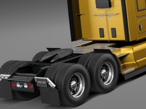 Kenworth T680 2015 Semi Truck Model 3D