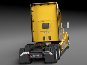 Kenworth T680 2015 Semi Truck Model 3D