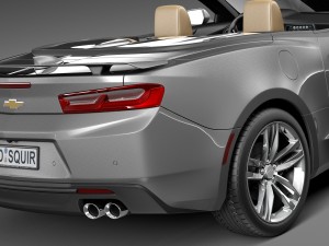 Chevrolet Camaro RS Convertible 2016 Modèle 3D