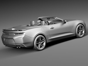 Chevrolet Camaro RS Convertible 2016 Modèle 3D