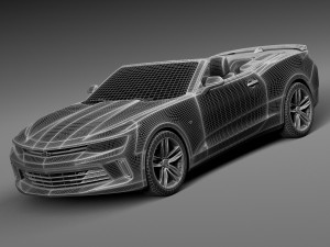Chevrolet Camaro RS Convertible 2016 Modèle 3D
