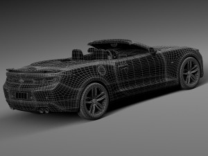 Chevrolet Camaro RS Convertible 2016 Modèle 3D