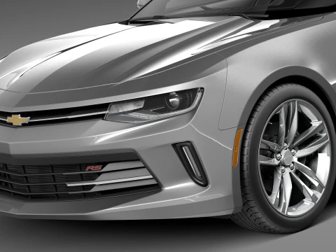 Chevrolet Camaro RS Convertible 2016 3D Model