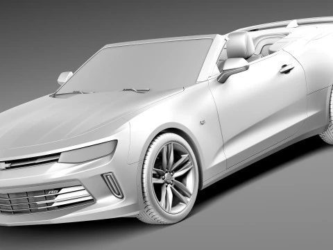 Chevrolet Camaro RS Convertible 2016 3D Model