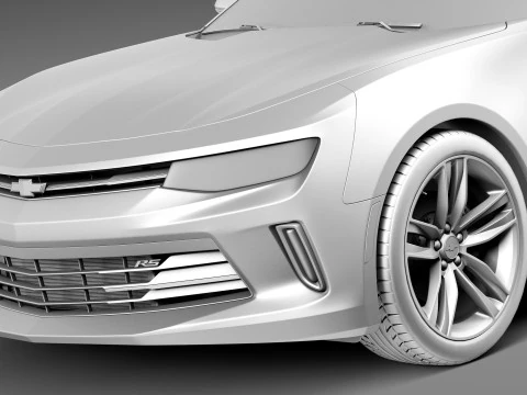 Chevrolet Camaro RS Convertible 2016 3D Model