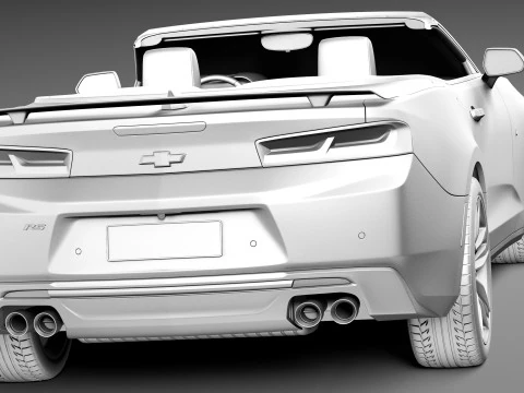 Chevrolet Camaro RS Convertible 2016 3D Model