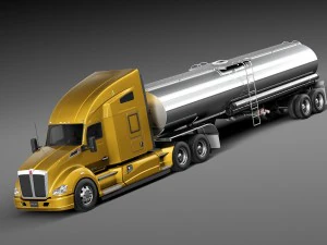 Tanque Kenworth T680 2015 Modelo 3D