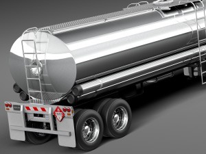 Kenworth T680 2015 Tanker 3D Model