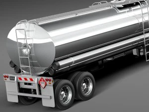 Kenworth T680 2015 Tanker 3D Model