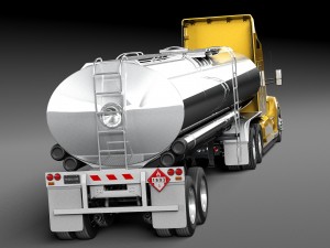 Kenworth T680 2015 Tanker 3D Model