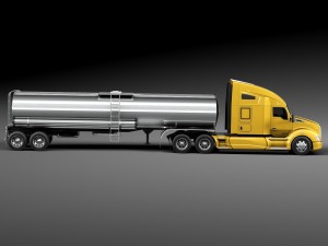 Kenworth T680 2015 Tanker 3D Model
