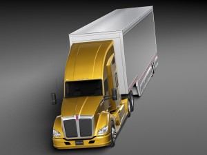 Kenworth T680 2015 Trailer Modello 3D
