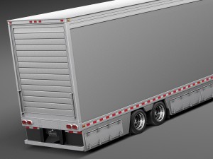 Kenworth T680 2015 Trailer Modello 3D