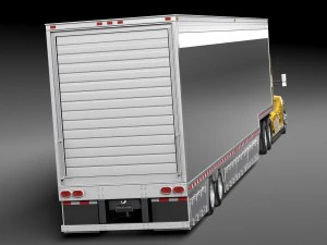 Kenworth T680 2015 Trailer 3D Model
