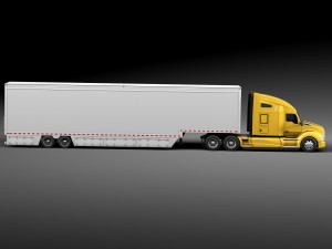 Kenworth T680 2015 Trailer Modello 3D