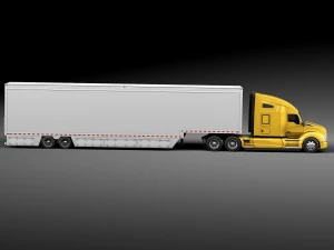 Kenworth T680 2015 Trailer 3D Model