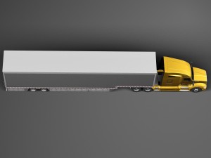 Kenworth T680 2015 Trailer Modello 3D