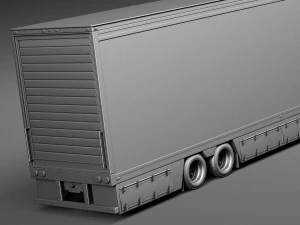 Kenworth T680 2015 Trailer 3D Model