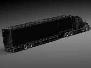 Kenworth T680 2015 Trailer 3D Model