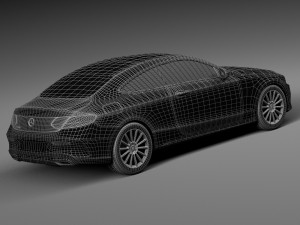 Mercedes-Benz C-class Coupe 2017 3D Model