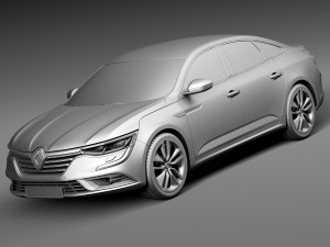 Renault Talisman 2016 Model 3D