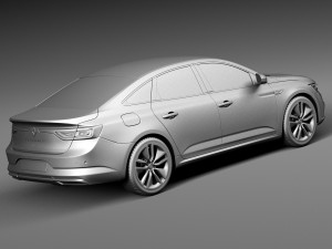 Renault Talisman 2016 Model 3D