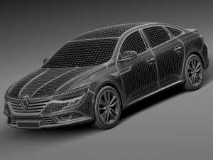 Renault Talisman 2016 Model 3D