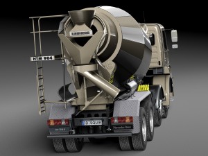 Mercedes-Benz Axor 3240B Cement Mixer 2015 3D Модель