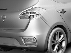 Kia Ceed 5-door 2016 3D Model