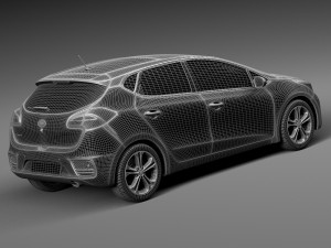 Kia Ceed 5-door 2016 3D Model